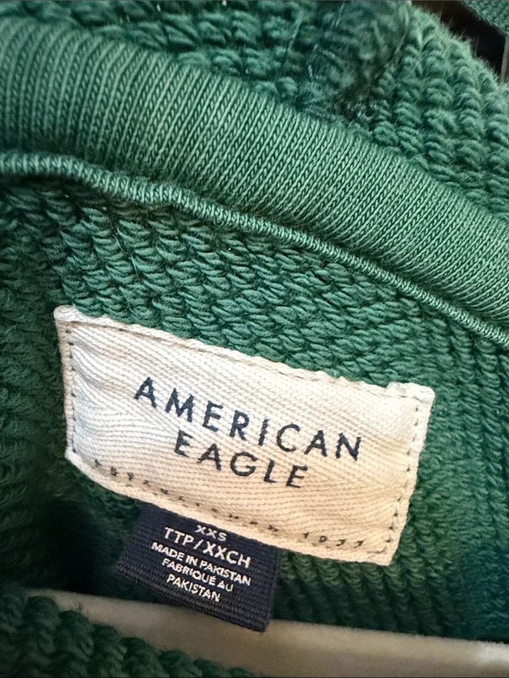 American Eagle Outfitters Deep Green Crewneck Sweatshirt